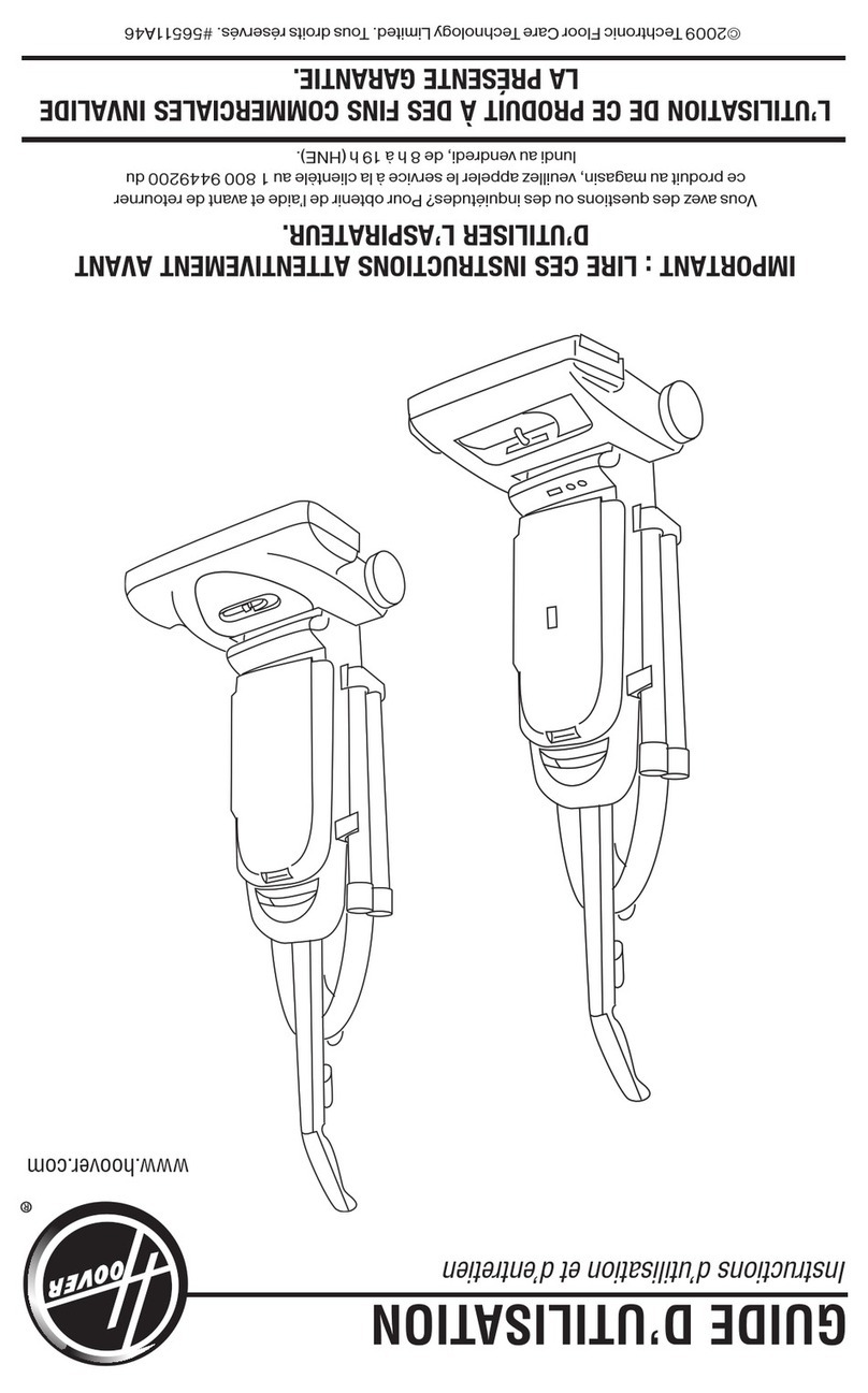Hoover 56511A46 owner's manual