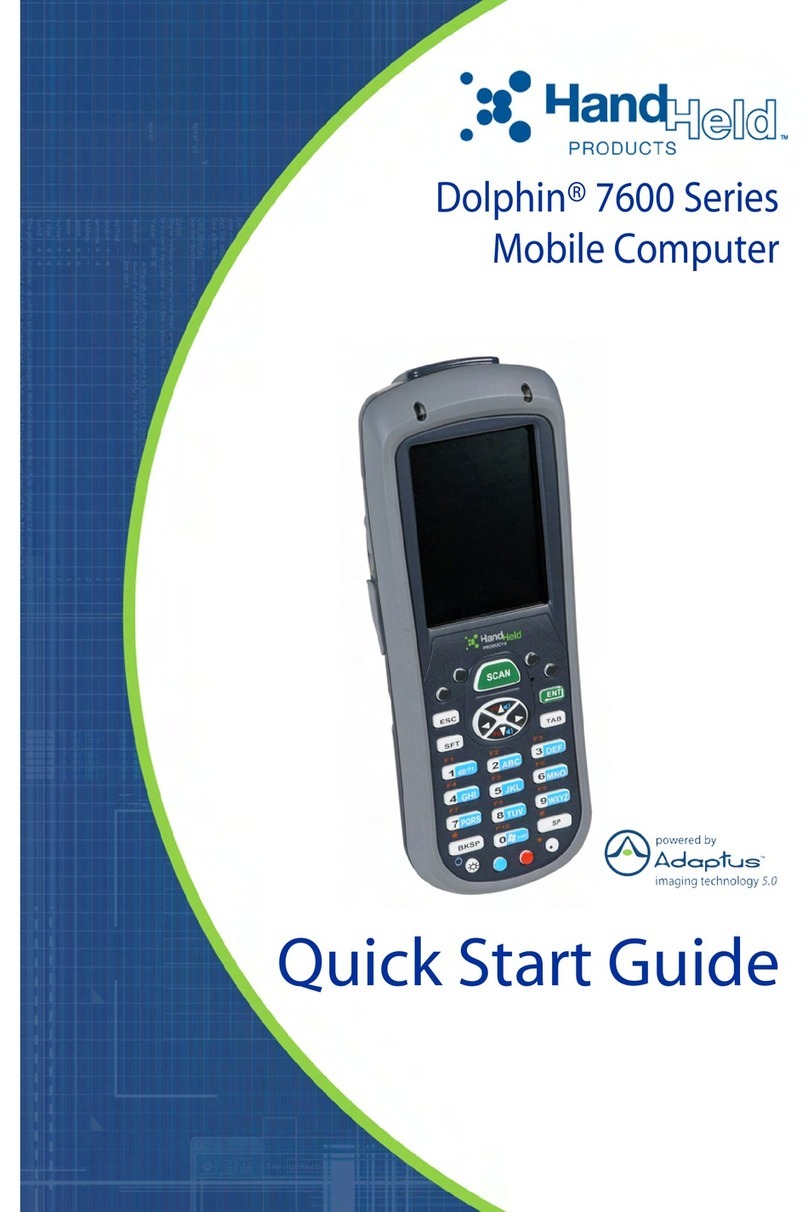 Honeywell Dolphin 7600 User manual