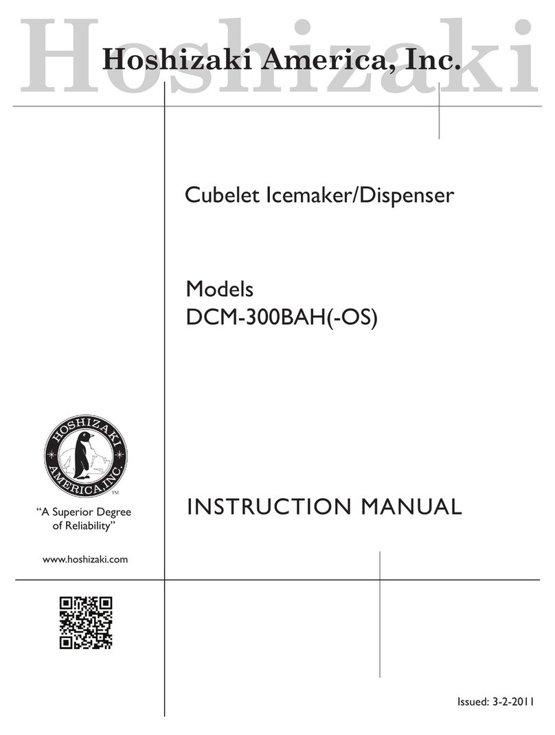 Hoshizaki DCM-300BAH(-OS) instruction manual
