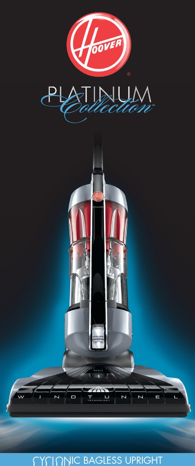 Hoover UH70015 - Platinum Collection Cyclonic Bagless Upright... User manual Hoover UH70015 - Platinum Collection Cyclonic Bagless Upright... User manual