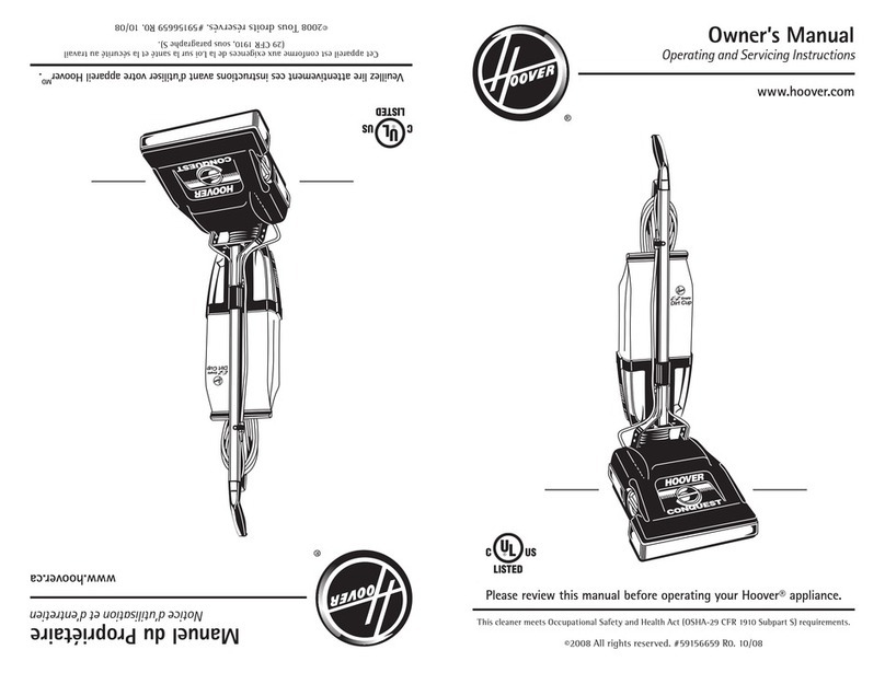 Hoover Guardsman C1800010 User manual