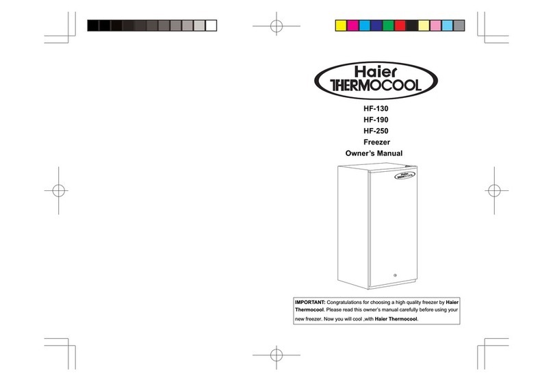 Haier THERMOCOOL HF-130 User manual