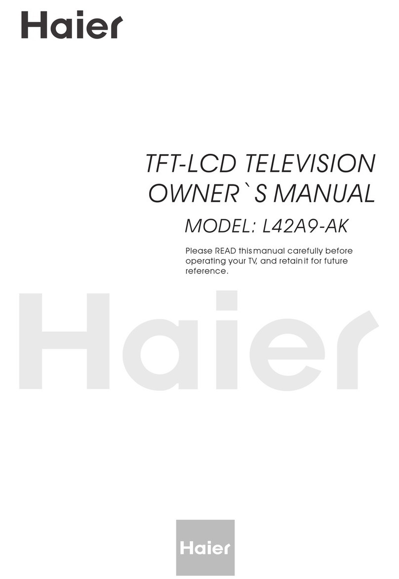 Haier TFT-LCD User manual Haier TFT-LCD User manual