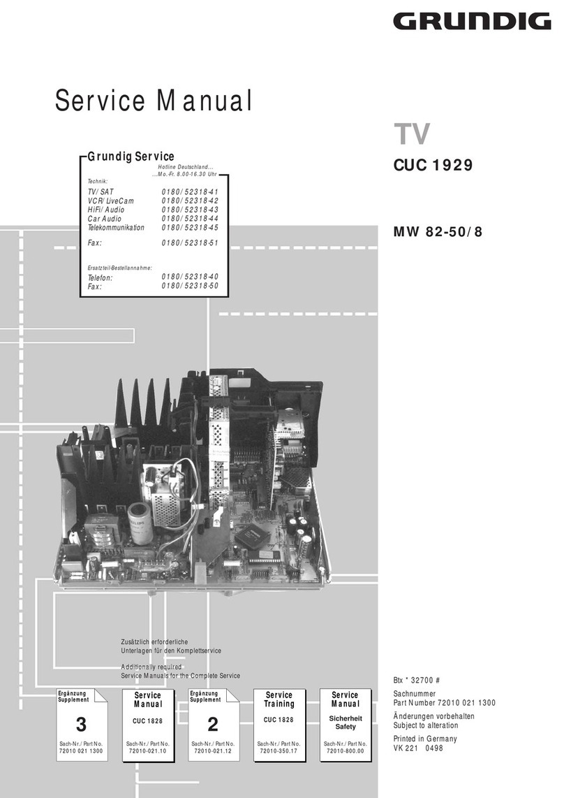Grundig MW 82-50/ 8 User manual