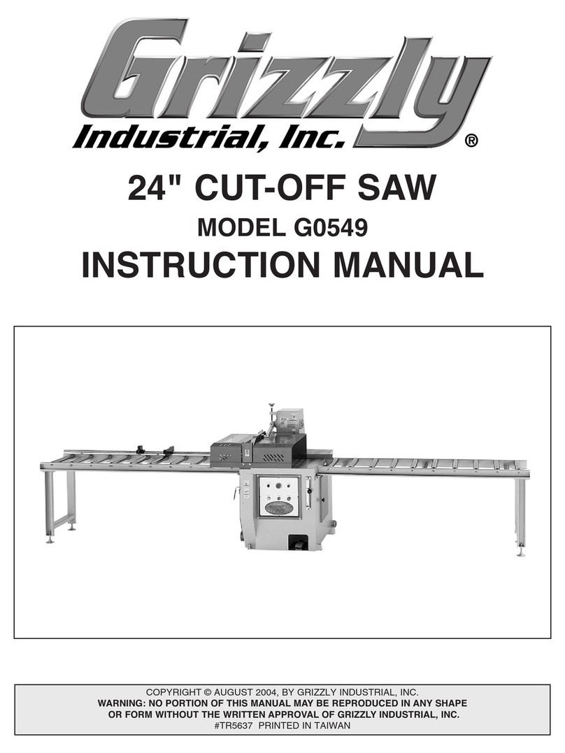 Grizzly G0549 User manual