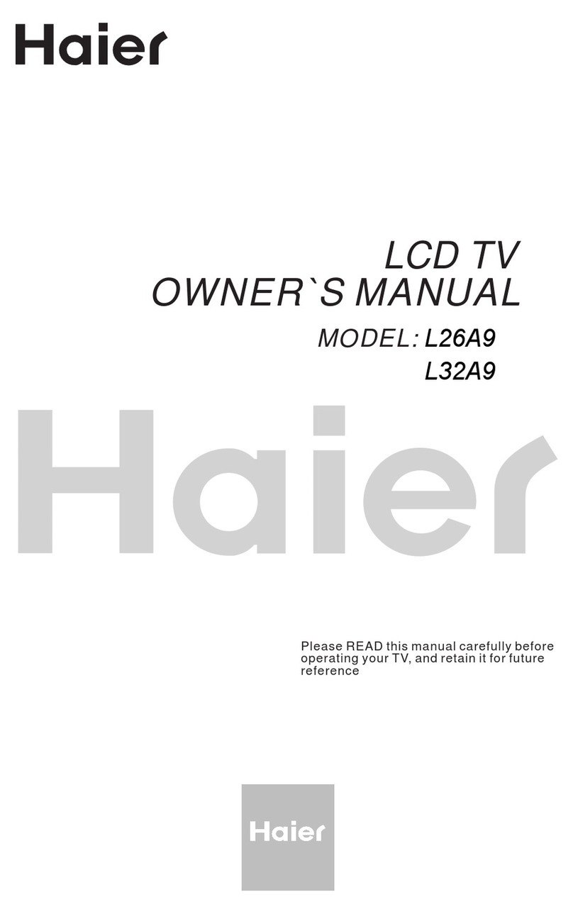 Haier L32A9 User manual Haier L32A9 User manual