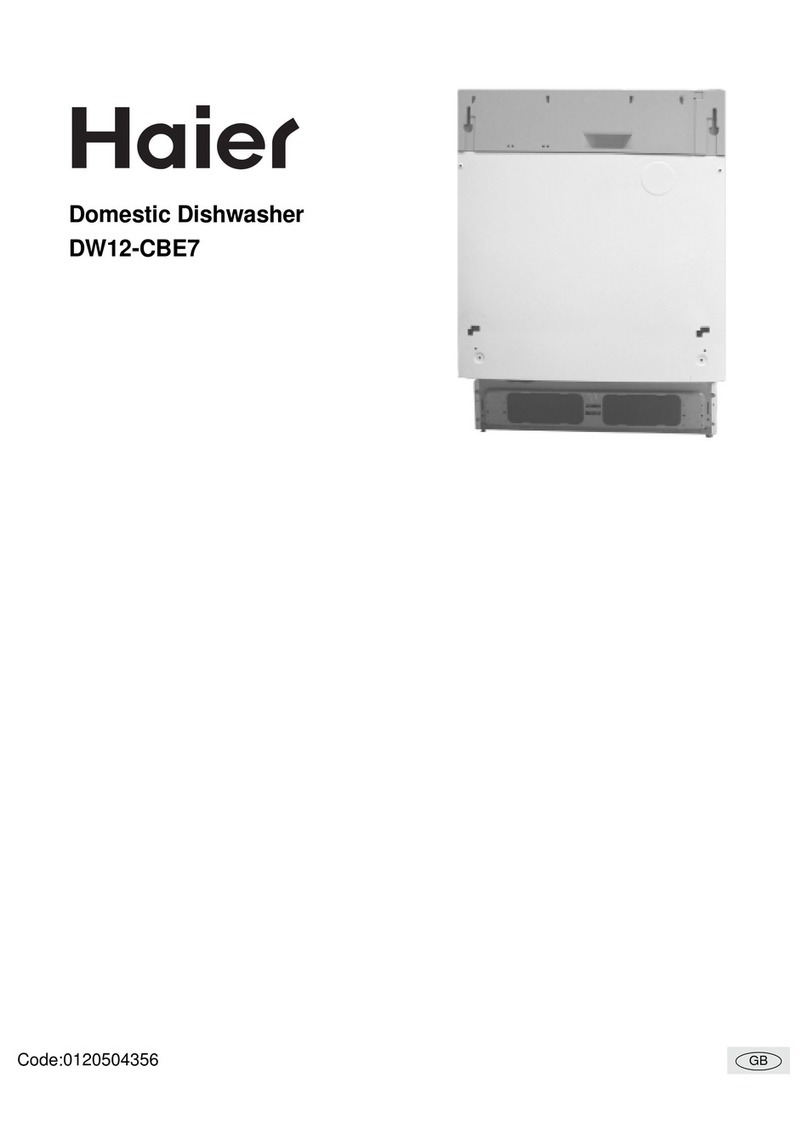 Haier DW12-CBE7 User manual