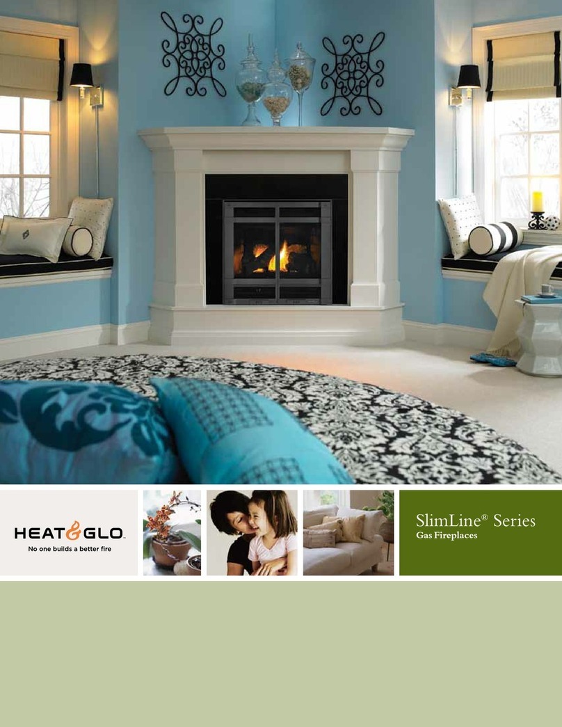 Heat & Glo SlimLine SL-350 User manual