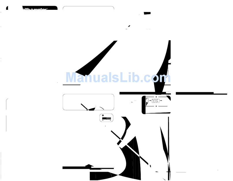 Health O Meter HDM560 User manual