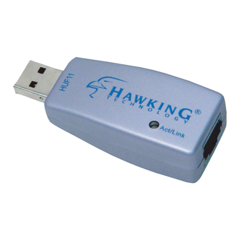 Hawking USB 10/100 Mbps user manual