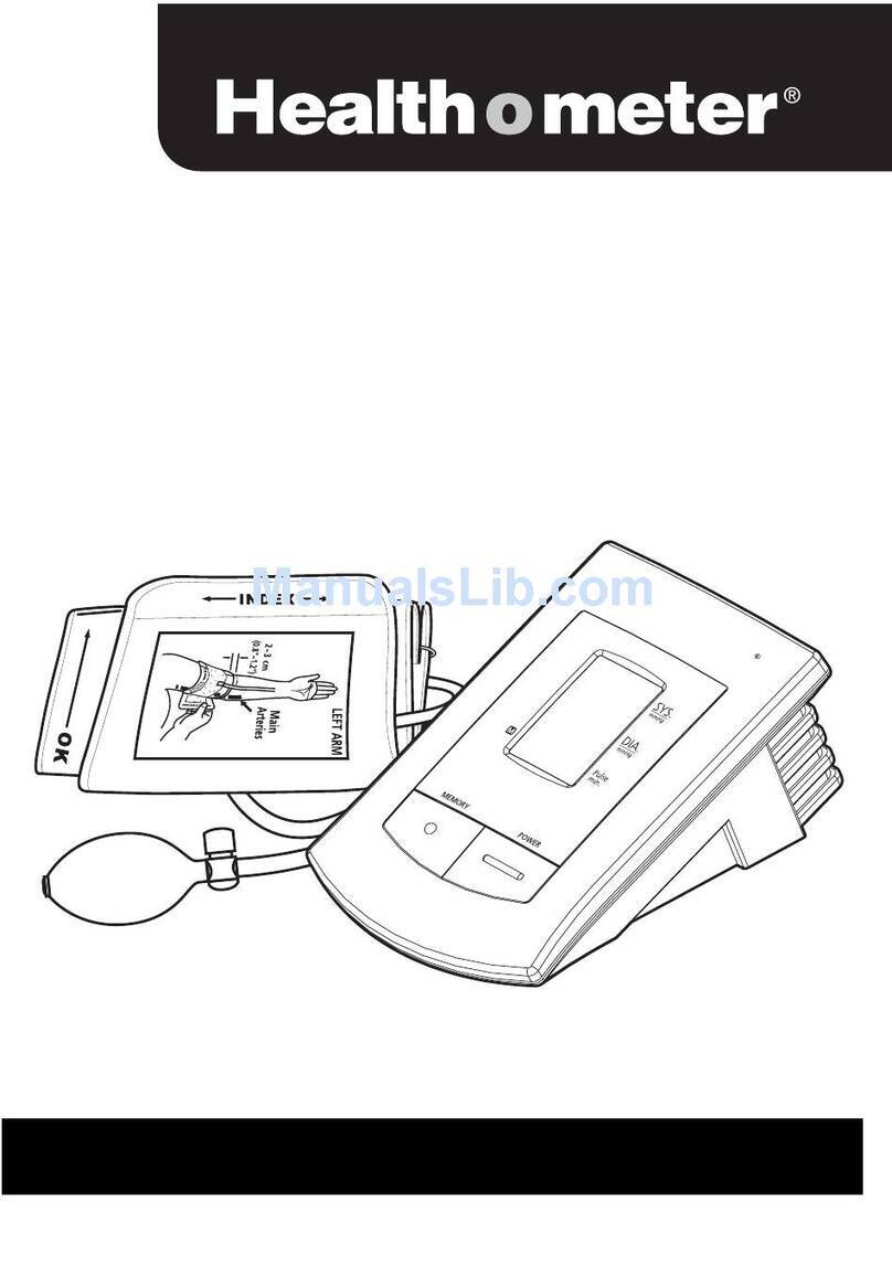 Health O Meter 7630 User manual