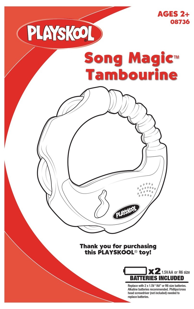 Playskool Song Magic Tambourine 08736 User manual