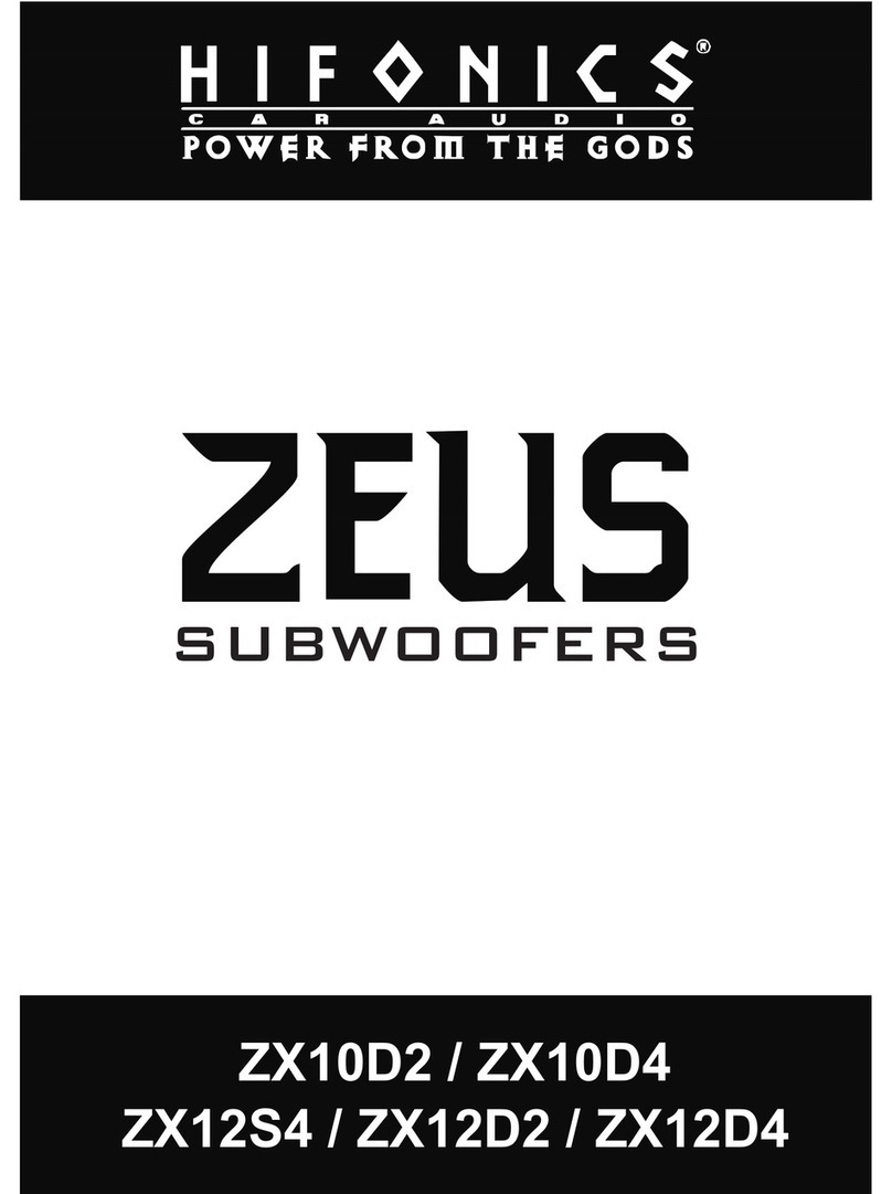 Hifionics ZX10D2 User manual