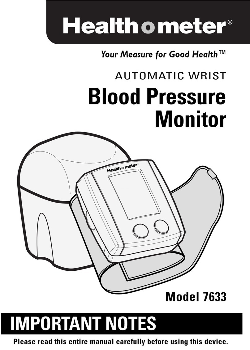 Health O Meter 7633 User manual