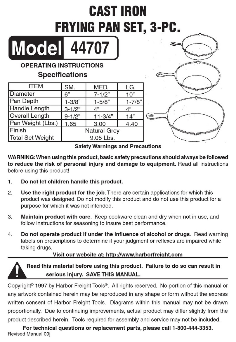 Harbor Freight Tools 44707 operating instructions