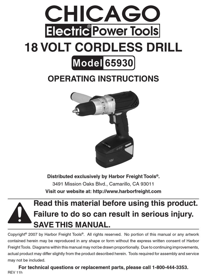 Harbor Freight Tools 65930 operating instructions