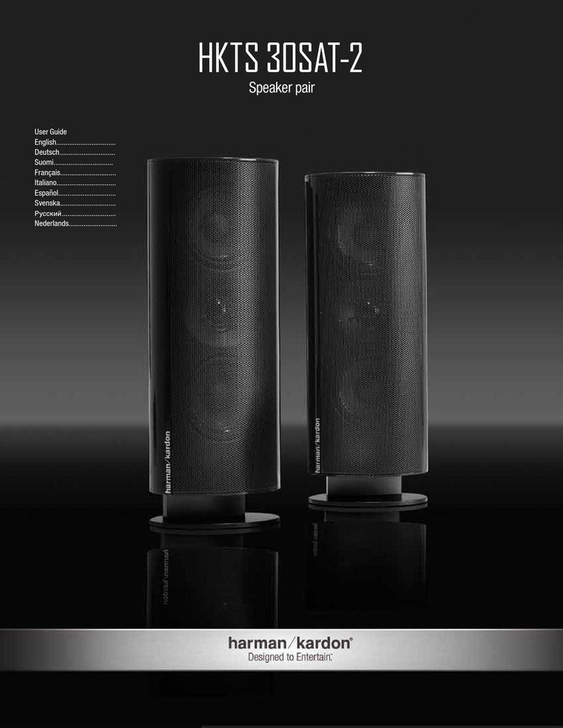 Harman Kardon HKTS30SAT-2 User manual