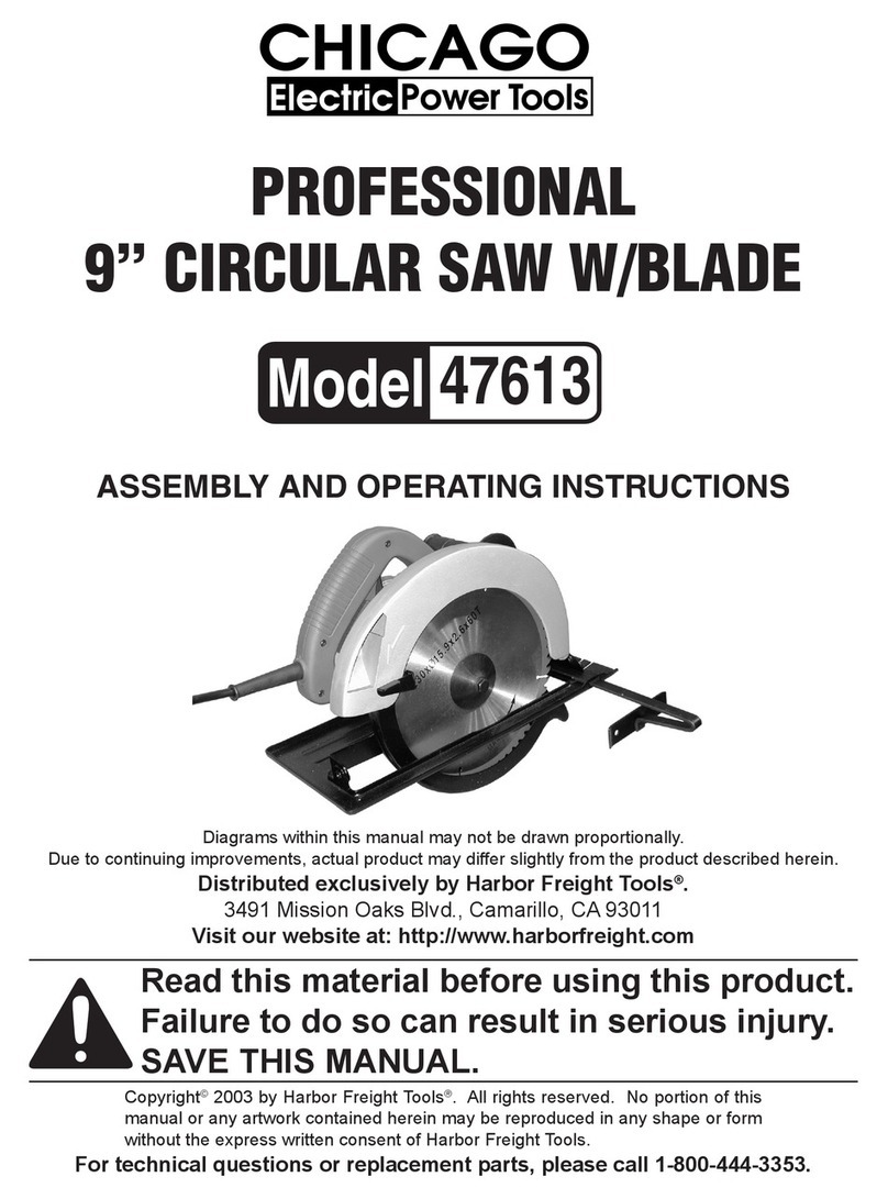 Harbor Freight Tools 47613 Assembly and operating instructions Harbor Freight Tools 47613 Assembly and operating instructions