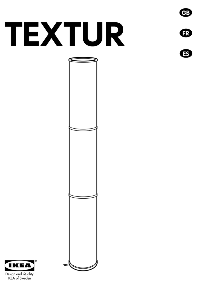 IKEA TEXTUR AA-241604-6 User manual