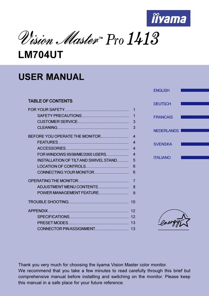 Iiyama LM704UT user manual