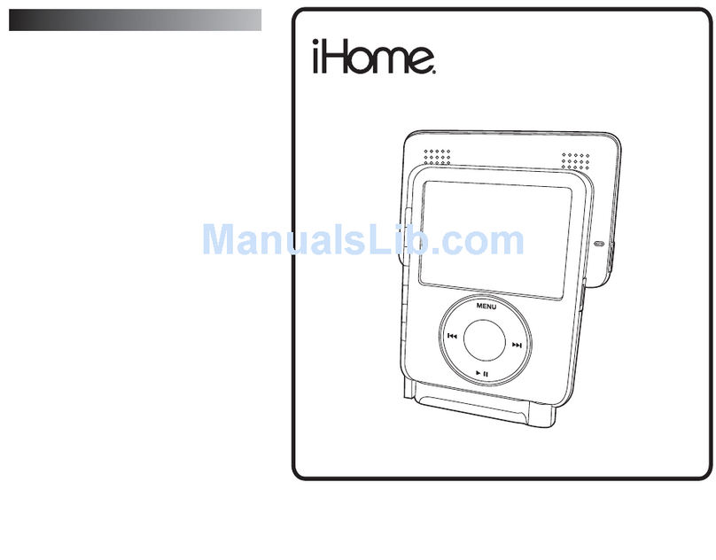 iHome IHM20 User manual