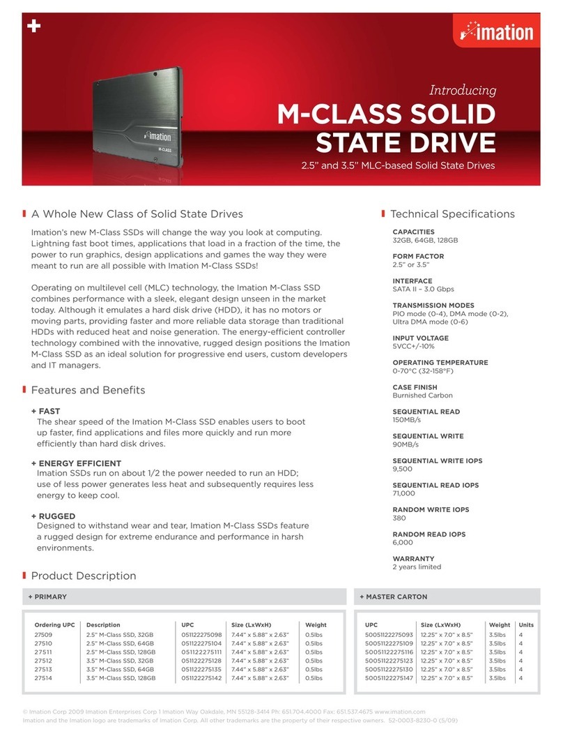 Imation M-Class User manual