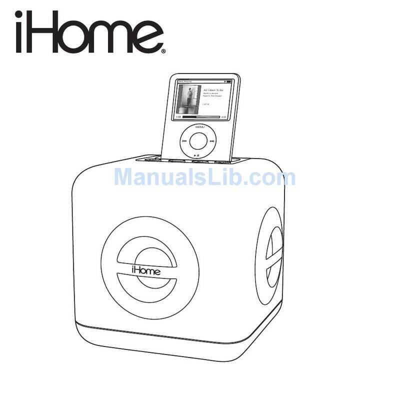 iHome iH15 User manual