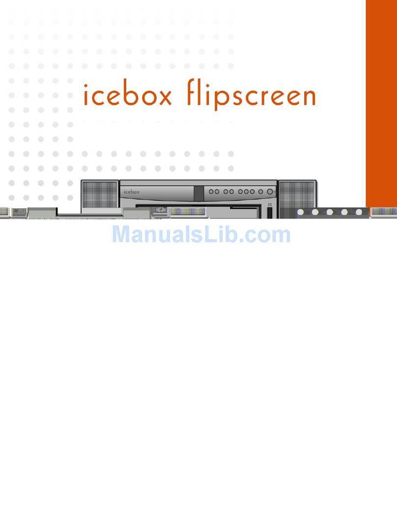 iCEBOX iBOX flipscreen owner's manual