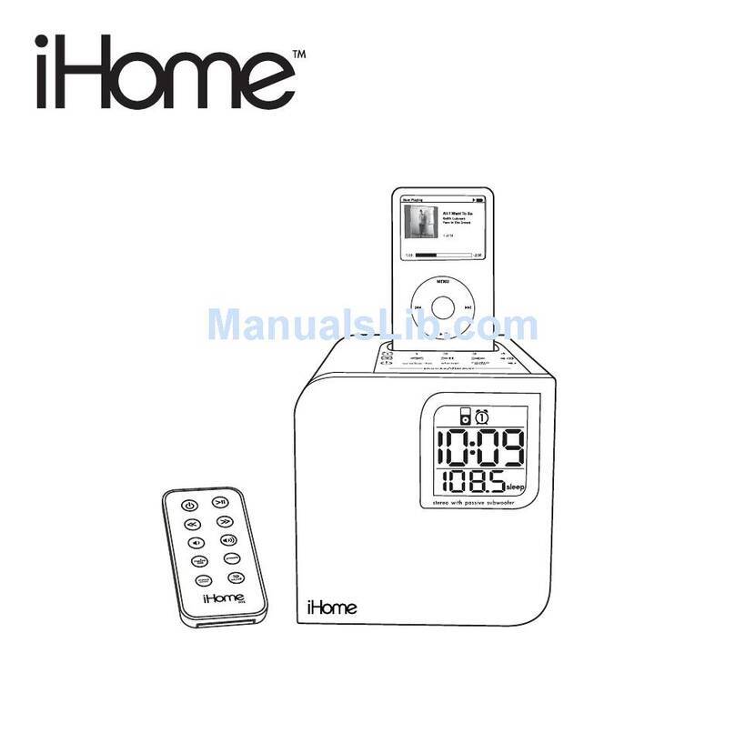 iHome iH12 User manual