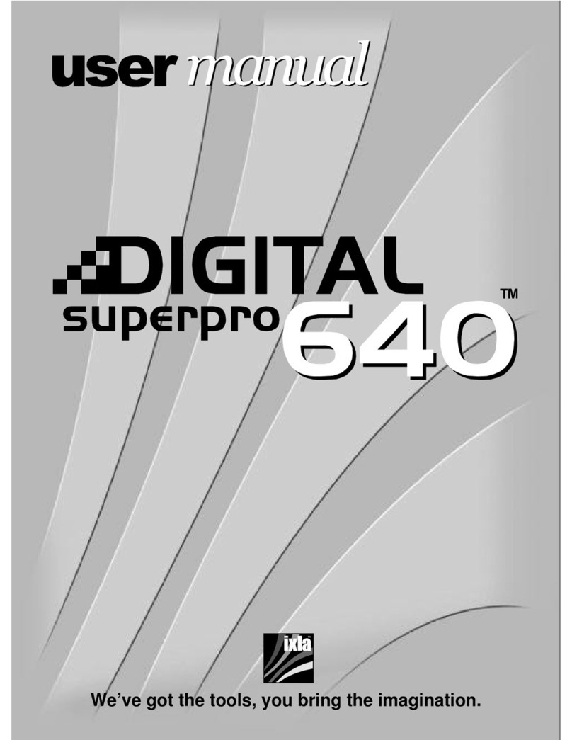 IXLA Digital SuperPro 640 user guide