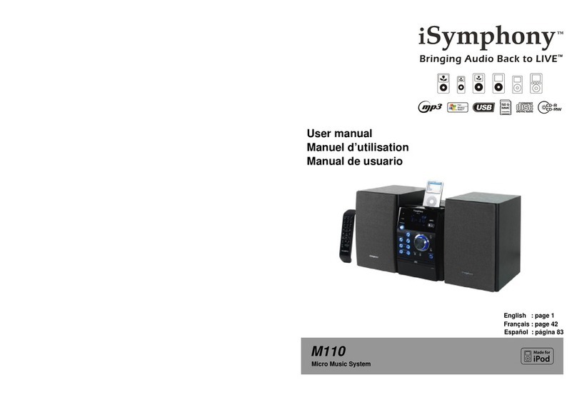 iSymphony M110 User manual
