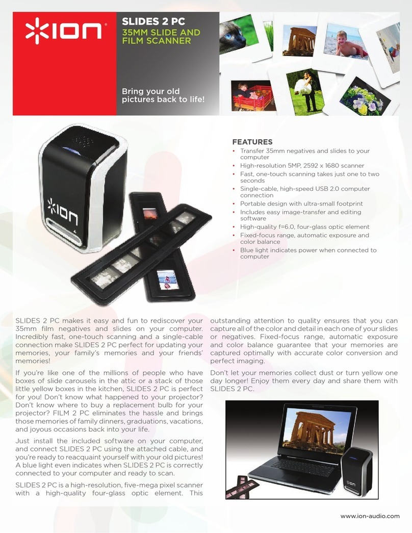 ION SLIDES 2 PC Specification sheet