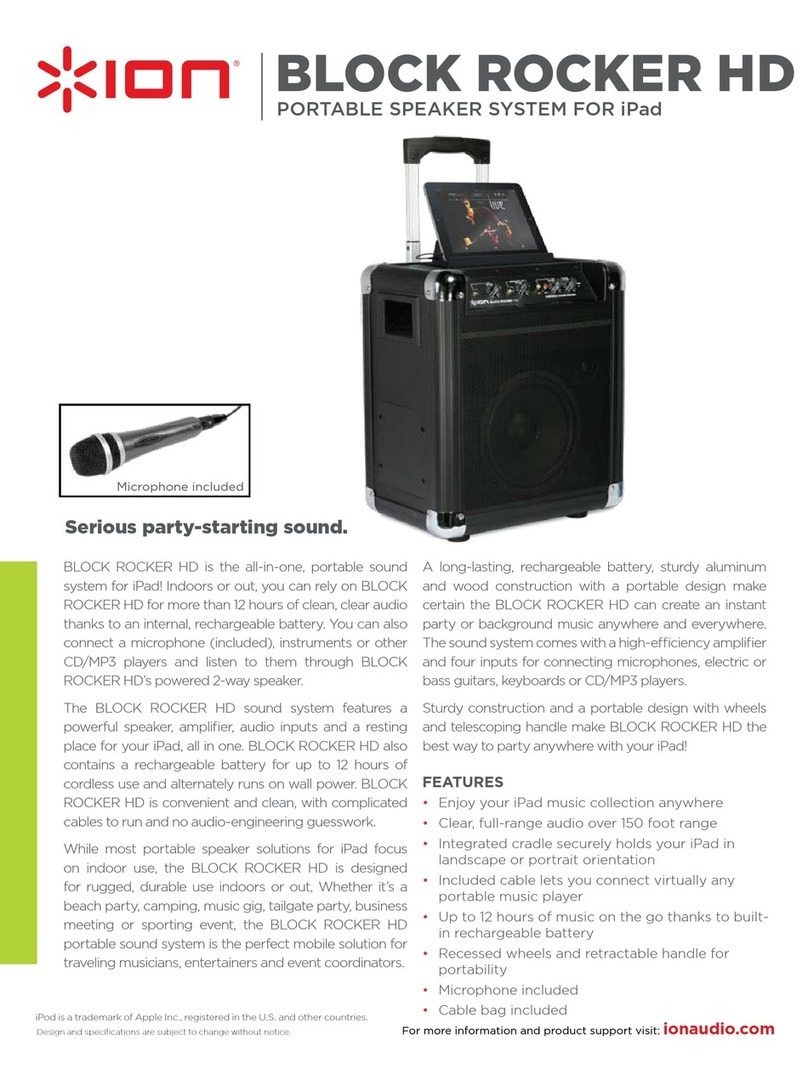 ION BLOCK ROCKER HD datasheet