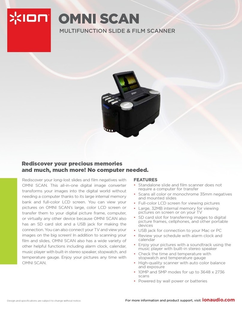 ION OMNI SCAN User manual