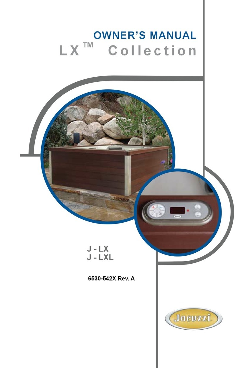 Jacuzzi LX J - LX owner's manual