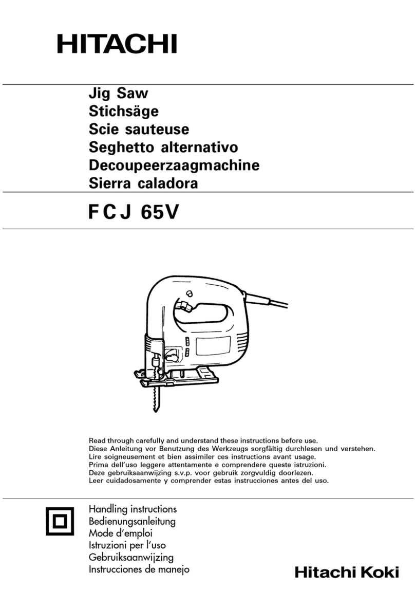 Hitachi F C J 65V Handling instructions