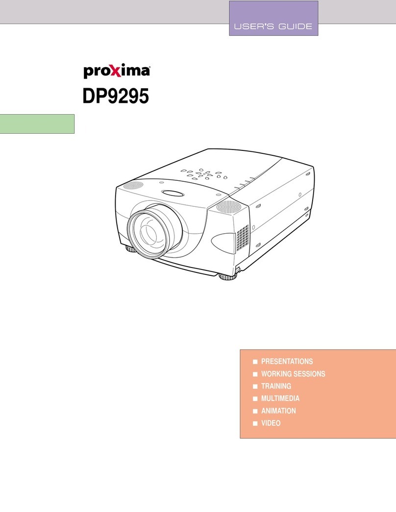 InFocus proxima DP9295 User manual