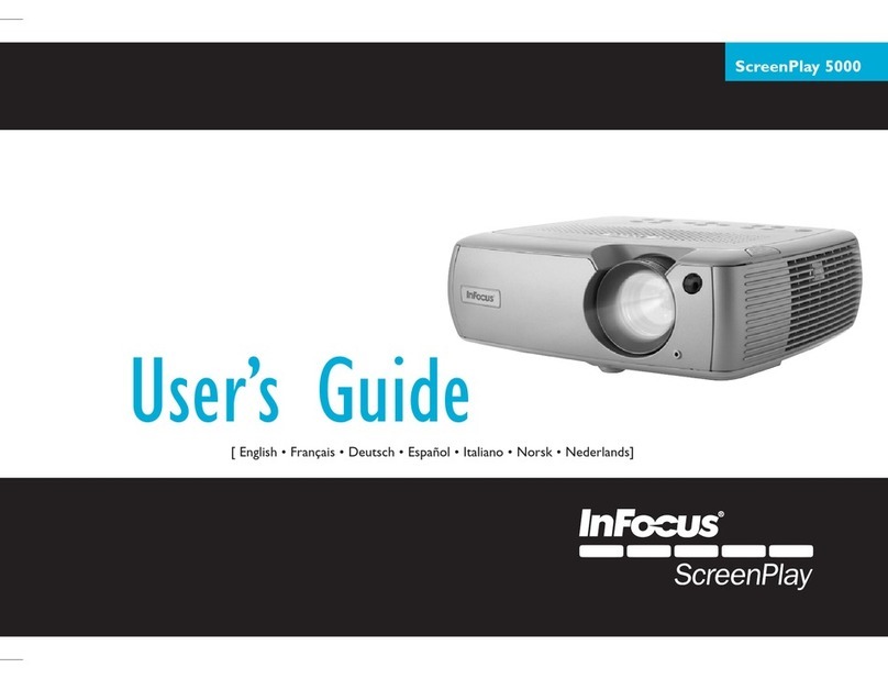 InFocus ScreenPlay 5000 User manual