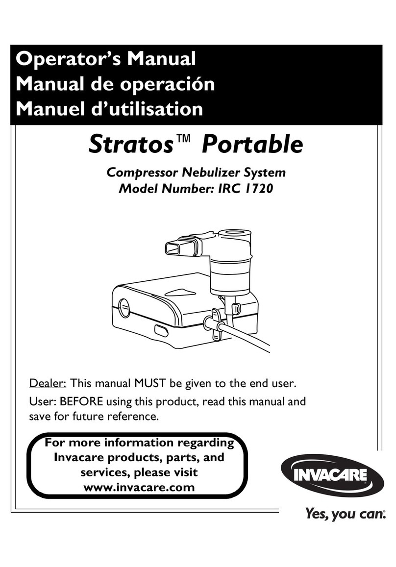 Invacare Stratos IRC 1720 User manual