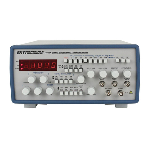 B+K precision 4040A User manual