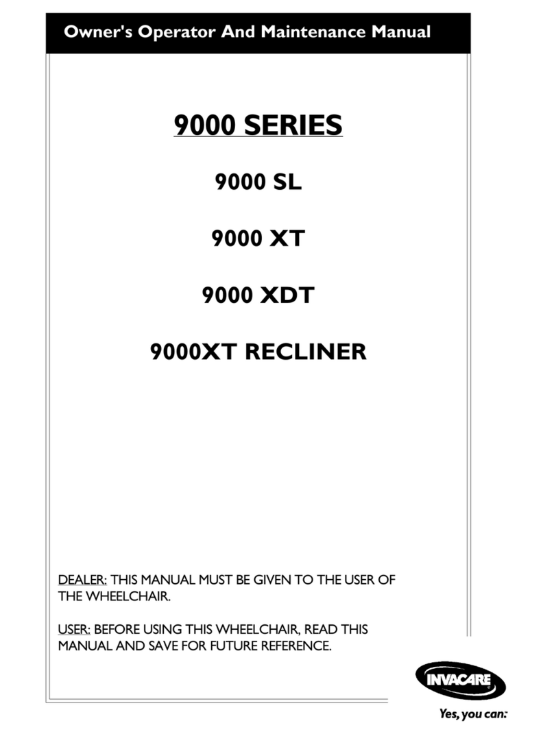 Invacare 9000 SL Manual