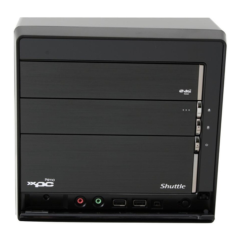 Shuttle Prima XPC Barebone SX38P2 Pro User manual