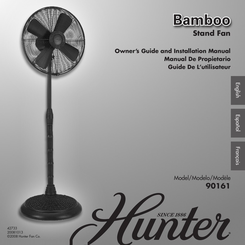 Hunter 20081013 Instruction manual