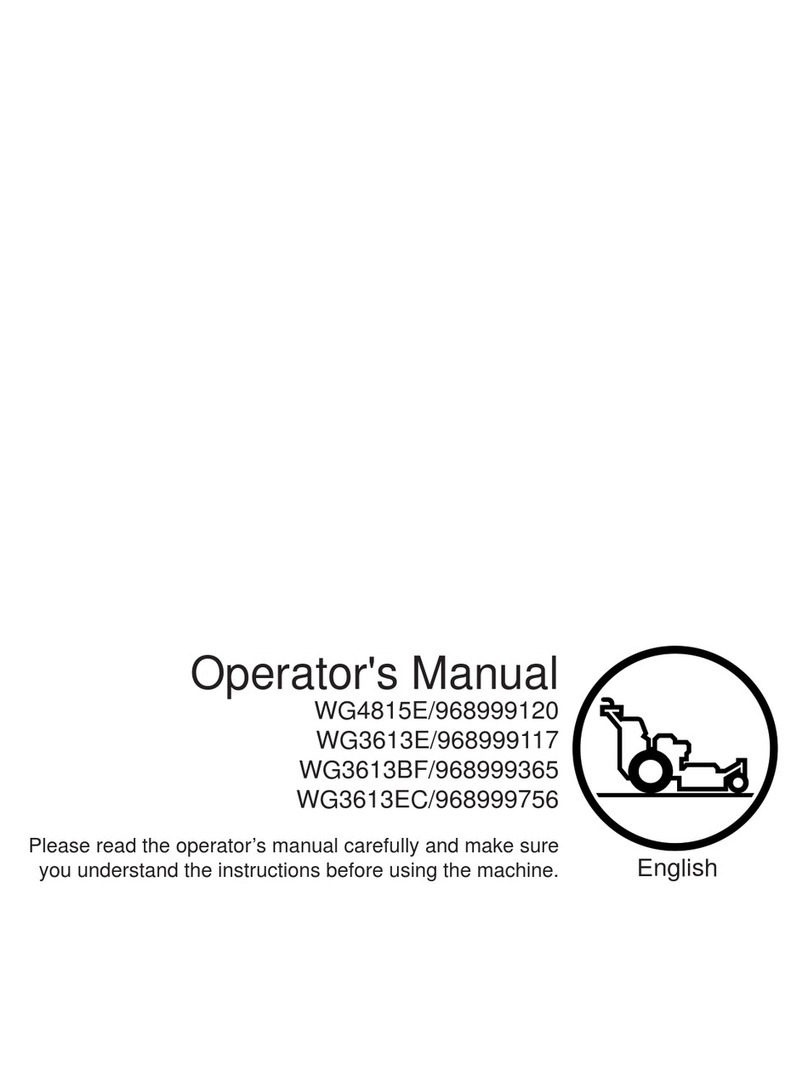 Husqvarna WG4815E, WG3613E Operator's manual