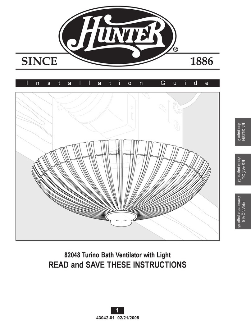 Hunter 43042-01 installation guide