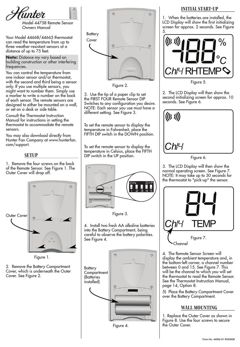 Hunter 44660 User manual