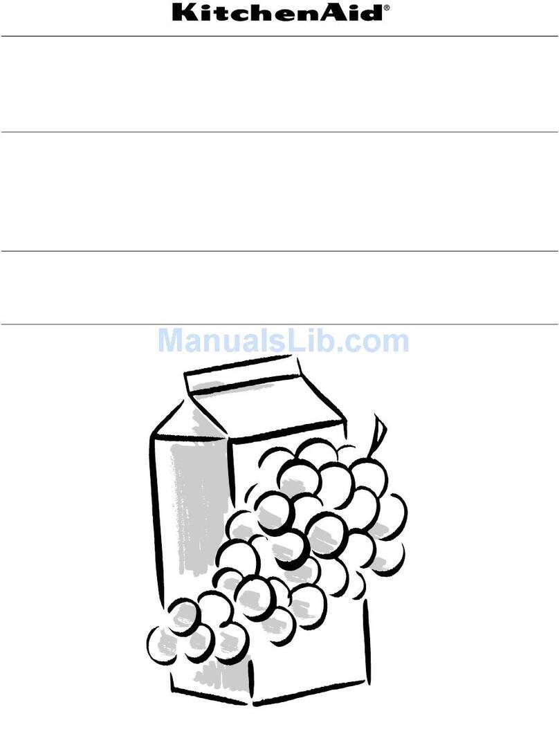 KitchenAid KitchenAid SIDE BY SIDE BUILT-IN... User manual
