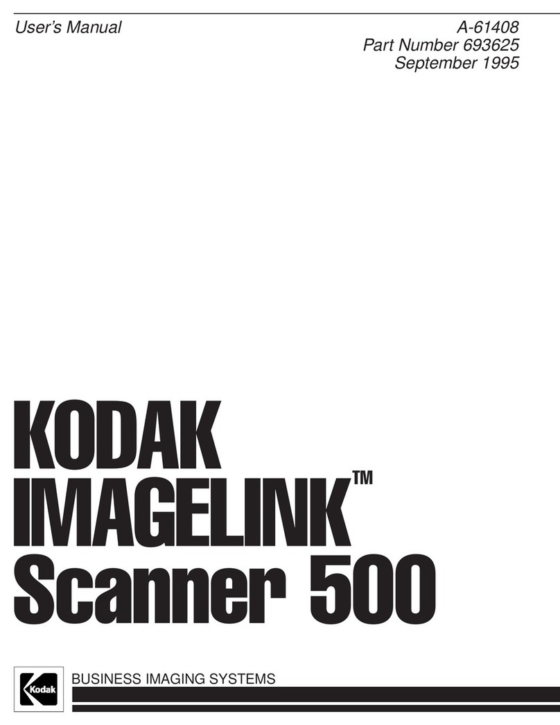 Kodak Scan Station 500 User manual Kodak Scan Station 500 User manual