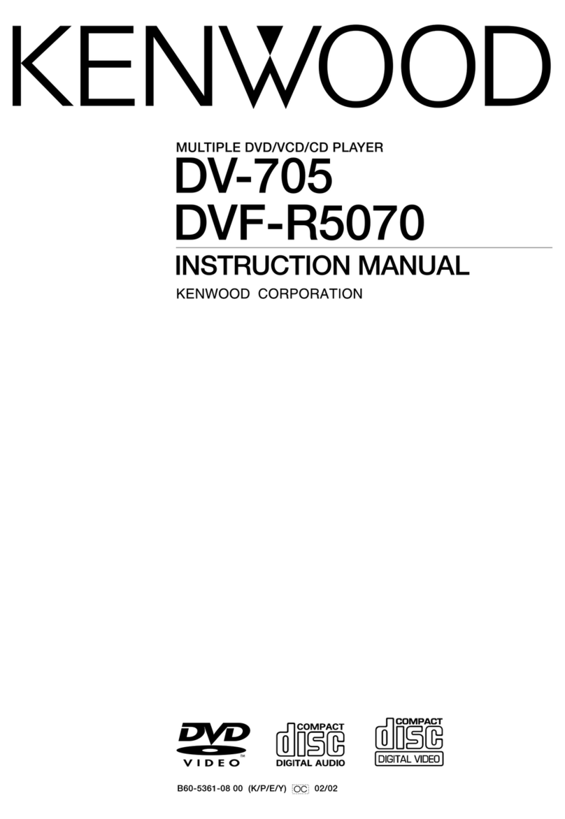 Kenwood DV-705 User manual