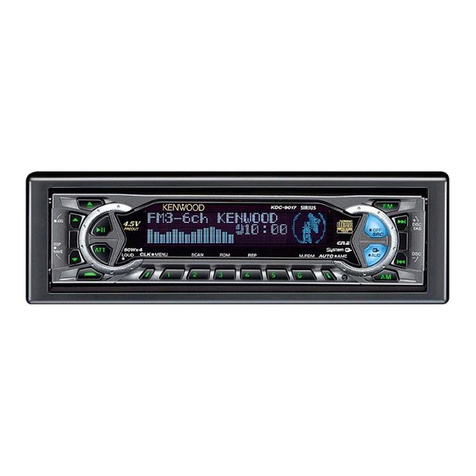 Kenwood KDC-X817 User manual